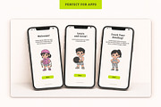Fitness Training Character pack, an Illustration by MEANDSTUDIO (Thumbnail 3 of 5)