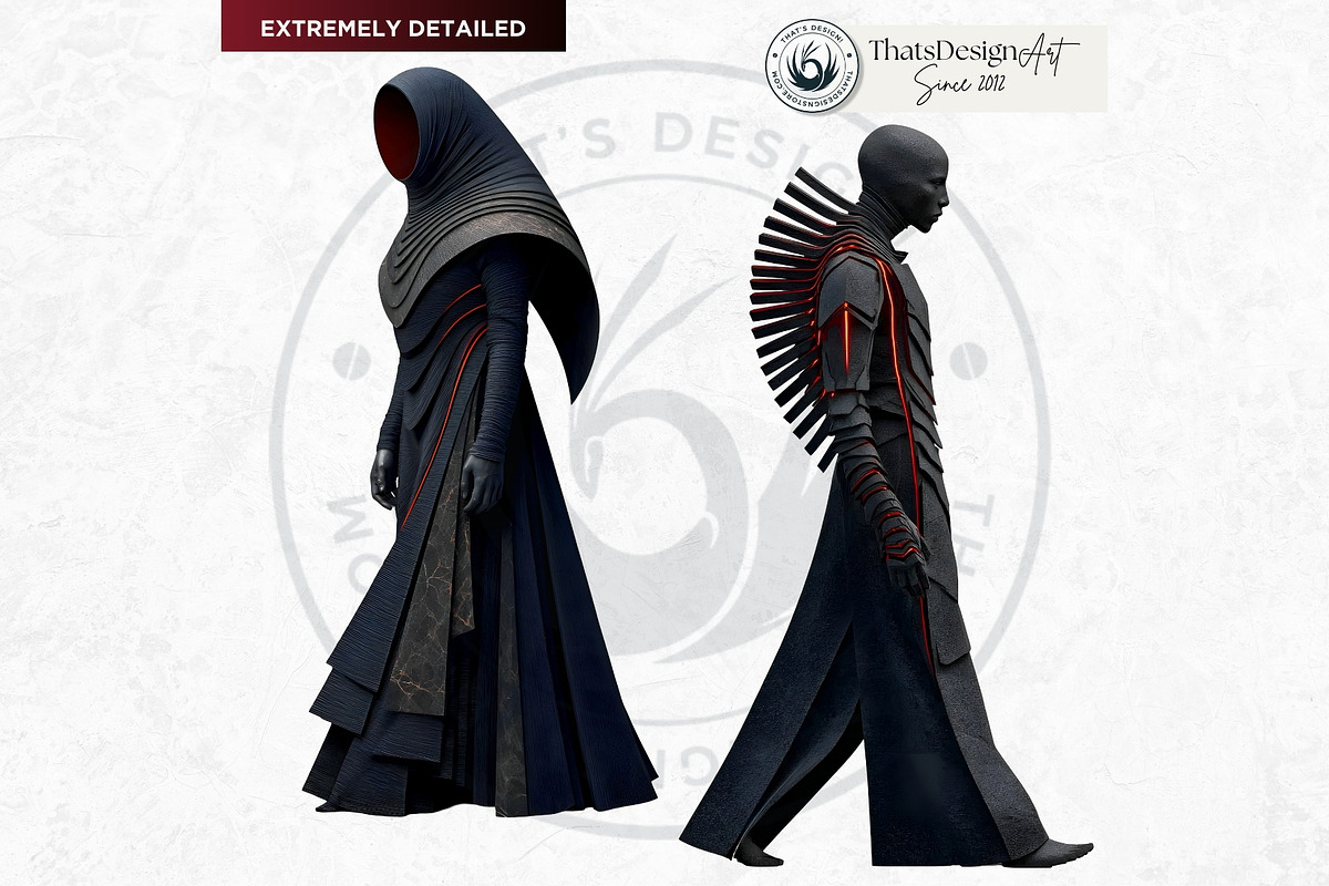 The Red Silence Cliparts, a Decorative Illustration by ThatsDesignArt (Photo 17 of 17)