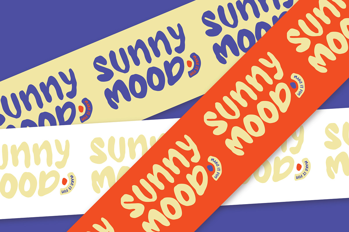 Sunny Mood – Chunky Playful Display, a Sans Serif Font by Lettermine (Photo 4 of 10)