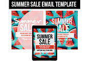 Summer Sale Email Template, an Email Template by Ivy & Web Creatives (Thumbnail 1 of 3)