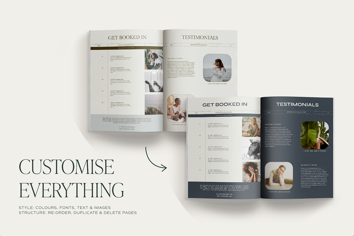 Florence | Service and Pricing Guide, a Presentation Template by Studio_Evergreen (Photo 7 of 10)