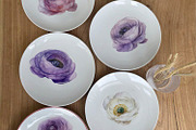 Ranunculus clipart, Watercolor flora, a Decorative Illustration by ElenazlataArt (Thumbnail 4 of 6)