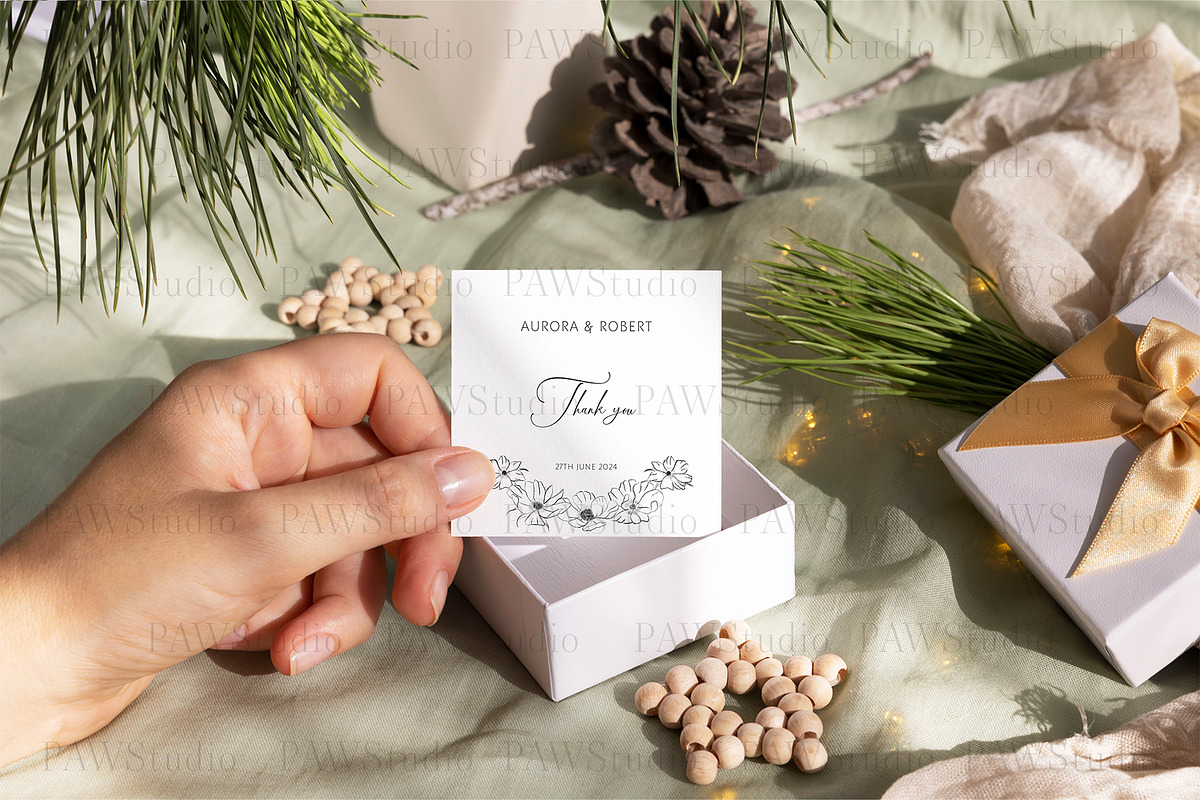 Jewelry BoxMockup Square CardXmasch3, a Product Mockup by PawMockups (Photo 5 of 10)