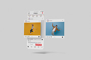 Social Media Post Mockup, a Wearable Device Mockup by xavier_studio (Thumbnail 2 of 5)