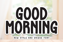 Good Morning | Script Font