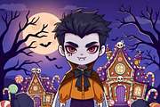 Procreate Halloween Chibi Creator, a Brush Add-On by OneBerryCreations (Thumbnail 7 of 9)