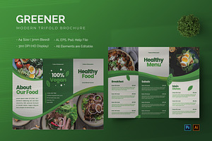 Greener - Trifold Brochure, a Brochure Template by StreaksideStd
