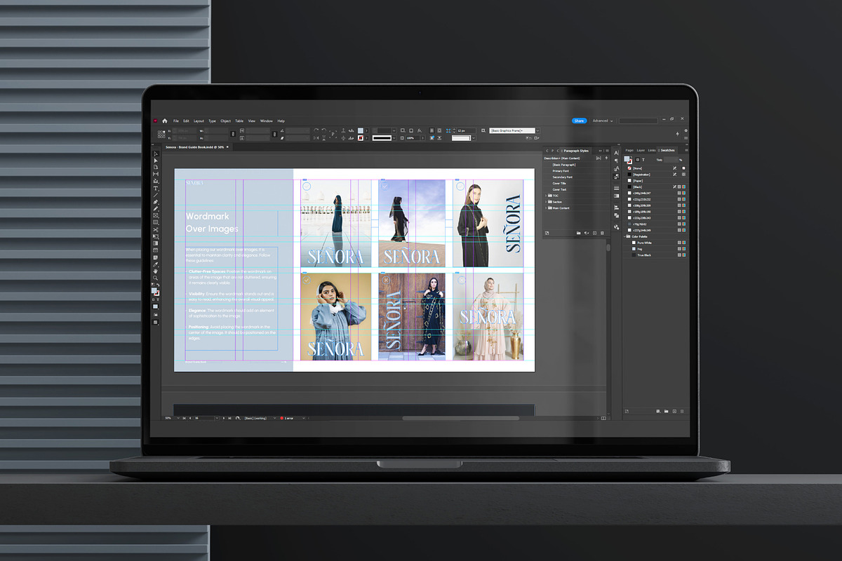 Senora - Brand Guidebook Template, a Branding & Logo Template by Hamdi Designs (Photo 12 of 12)