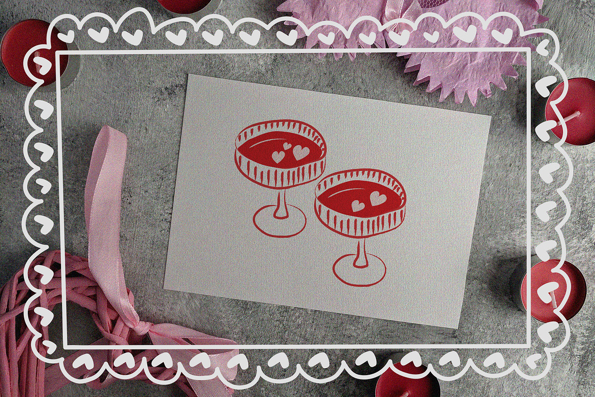 LOVEBOUND Hand Drawn Love Clipart, a Decorative Illustration by millering (Photo 4 of 13)