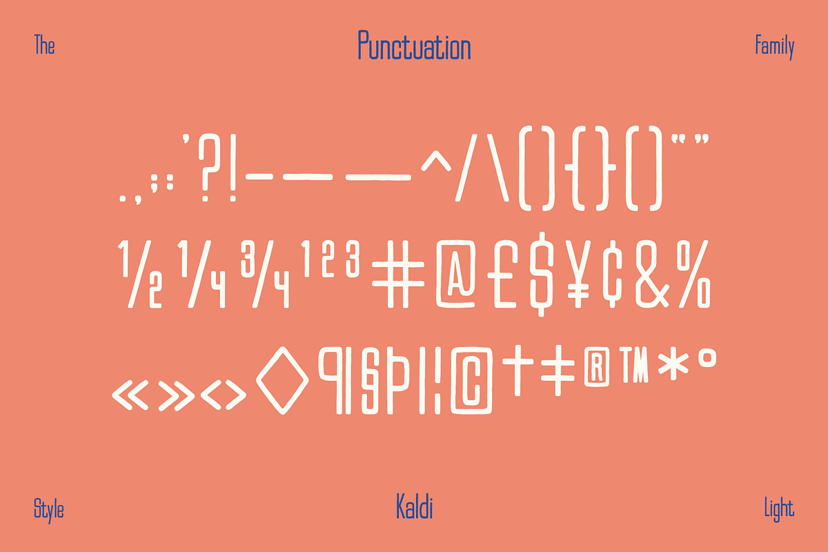 Kaldi Font Family, a Sans Serif Font by Hemphill Co (Photo 14 of 14)
