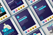 Instagram Template | Canva Templates, a Social Media Template by Al Pavo Studio (Thumbnail 1 of 4)
