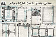 Vintage Frames, an Object Graphic by Vintage Style Designs (Thumbnail 1 of 2)
