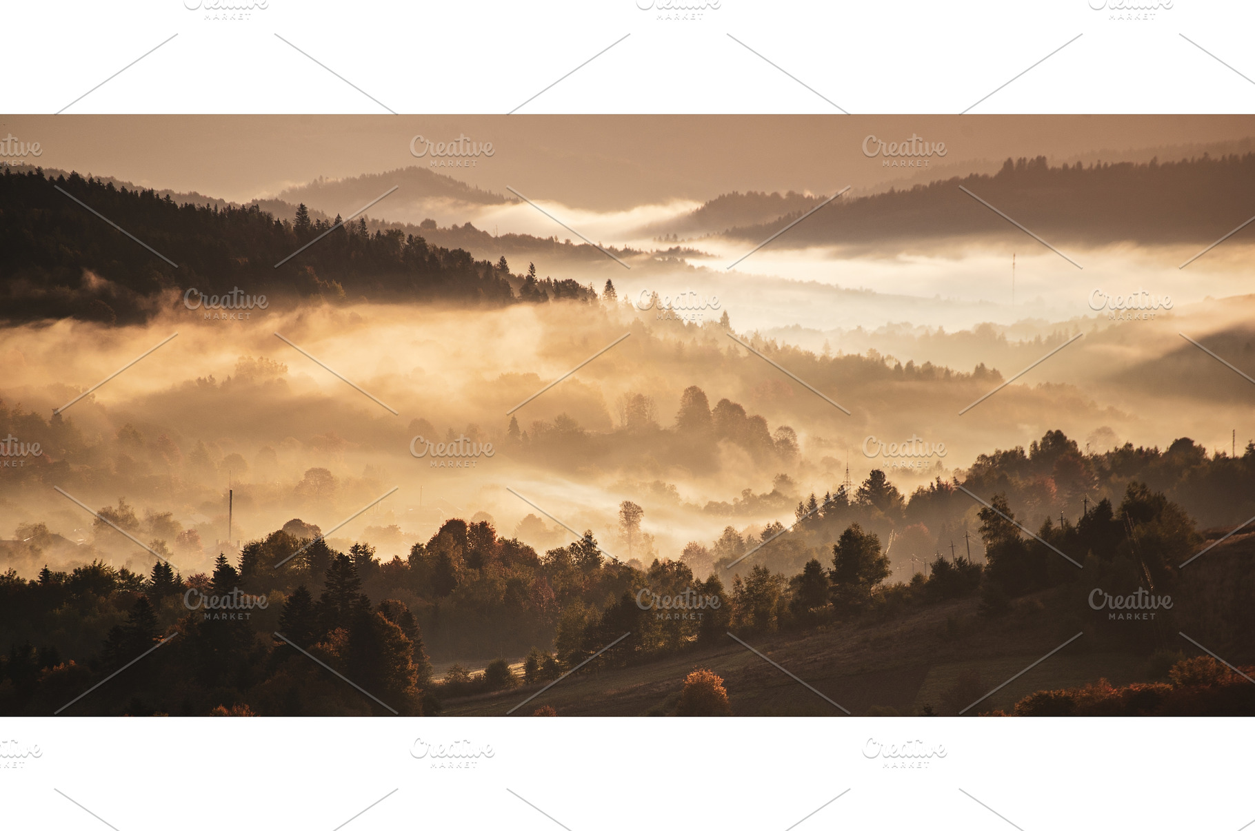 Morning mountain landscape, autumn, a Nature Photo by Nature and travel