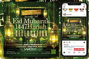 Eid al-Fitr Day Event Flyer, a Flyer Template by regalDRAW (Thumbnail 2 of 4)