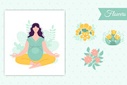 Happy pregnancy and motherhood, a Decorative Illustration by My May Art (Thumbnail 6 of 18)