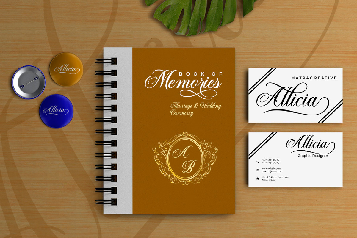 Claudia Betta, a Script Font by Matra Creative (Photo 3 of 9)