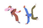 Happy people in free poses set, a Person Illustration by Good Studio (Thumbnail 3 of 7)