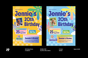 Playful Birthday Invitation, an Invitation Template by Neermana (Thumbnail 1 of 4)