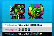 Pepe The Frog Twitch Emotes, an Illustration by FNR Graphics (Thumbnail 4 of 5)