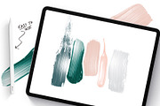Procreate Paint Strokes Stamps, a Brush Add-On by RadekBroz (Thumbnail 4 of 8)