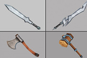 Fantasy Melee Weapons Collection, an Object 3D Model by GamePoly (Thumbnail 8 of 44)