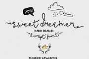 Sweet Dreamer Script Typeface -20%, a Script Font by Creativeqube Design (Thumbnail 1 of 4)