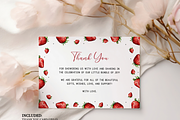 Berry Thank You Card for Baby Shower, an Invitation Template by Digital_Mind (Thumbnail 2 of 5)
