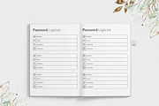 Password Logbook Kdp Interior, a Stationery Template by Graphic Template (Thumbnail 5 of 11)