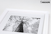 Bundle of 5 White Frame Mockups, a Print Template by LayerLabs (Thumbnail 5 of 5)