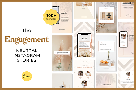 100+ Instagram Story - Nude Theme