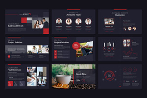 Red9 Powerpoint Template