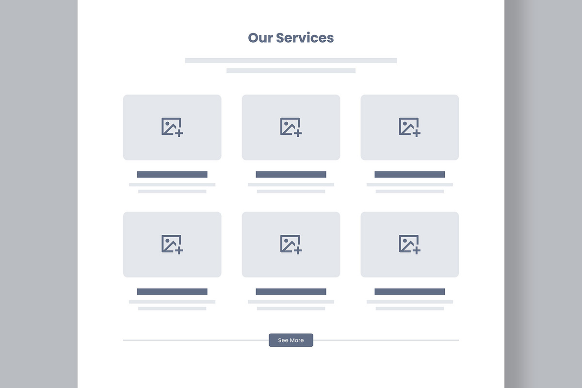 Minimal Corporate Website Wireframe, a Wireframe Template by MightyDesign (Photo 4 of 10)