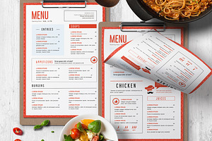 Red - Food Menu Template, a Flyer Template by Creativestoree
