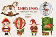 Christmas mini set, an Illustration by Nastilustra (Thumbnail 1 of 3)