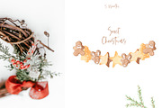 Christmas Baking Watercolor Clipart, a Food Illustration by natalisart (Thumbnail 10 of 15)