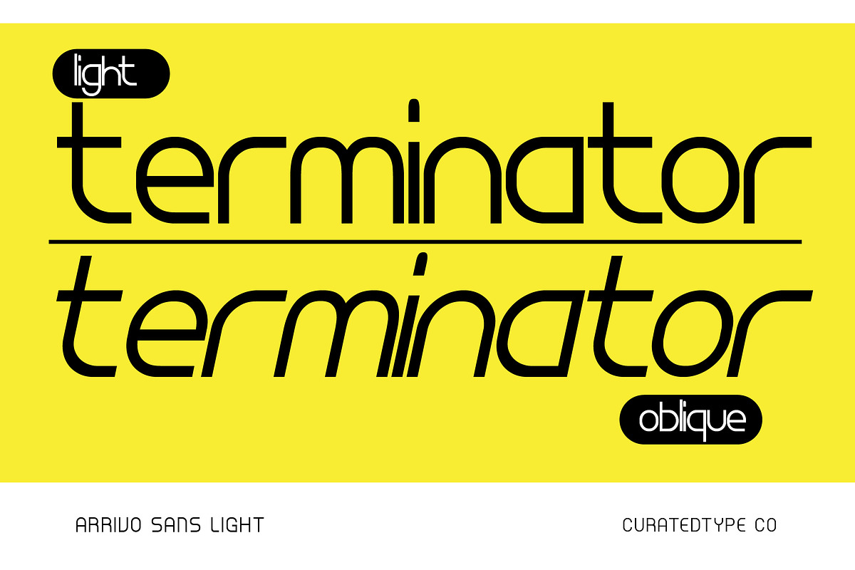 Arrivo Sans Light - Modern Sans Font, a Sans Serif Font by CuratedType Studio (Photo 9 of 9)