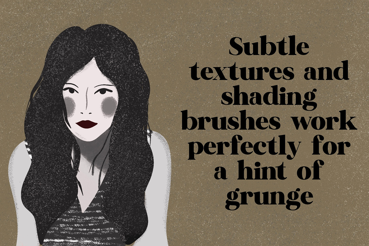 Grunge Procreate Texture Brushes, a Brush Add-On by KJP Designs (Photo 8 of 11)