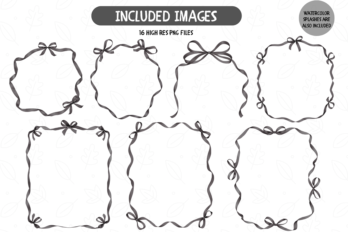 Black Coquette Clipart Bundle, an Illustration by TatiMockup (Photo 3 of 4)