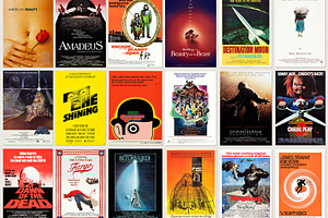 Retro movie poster collection, an Arts & Entertainment Photo by BOOCYS