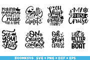 Cruise SVG Bundle 40 Designs, an Illustration by ZoomkSVG (Thumbnail 2 of 7)