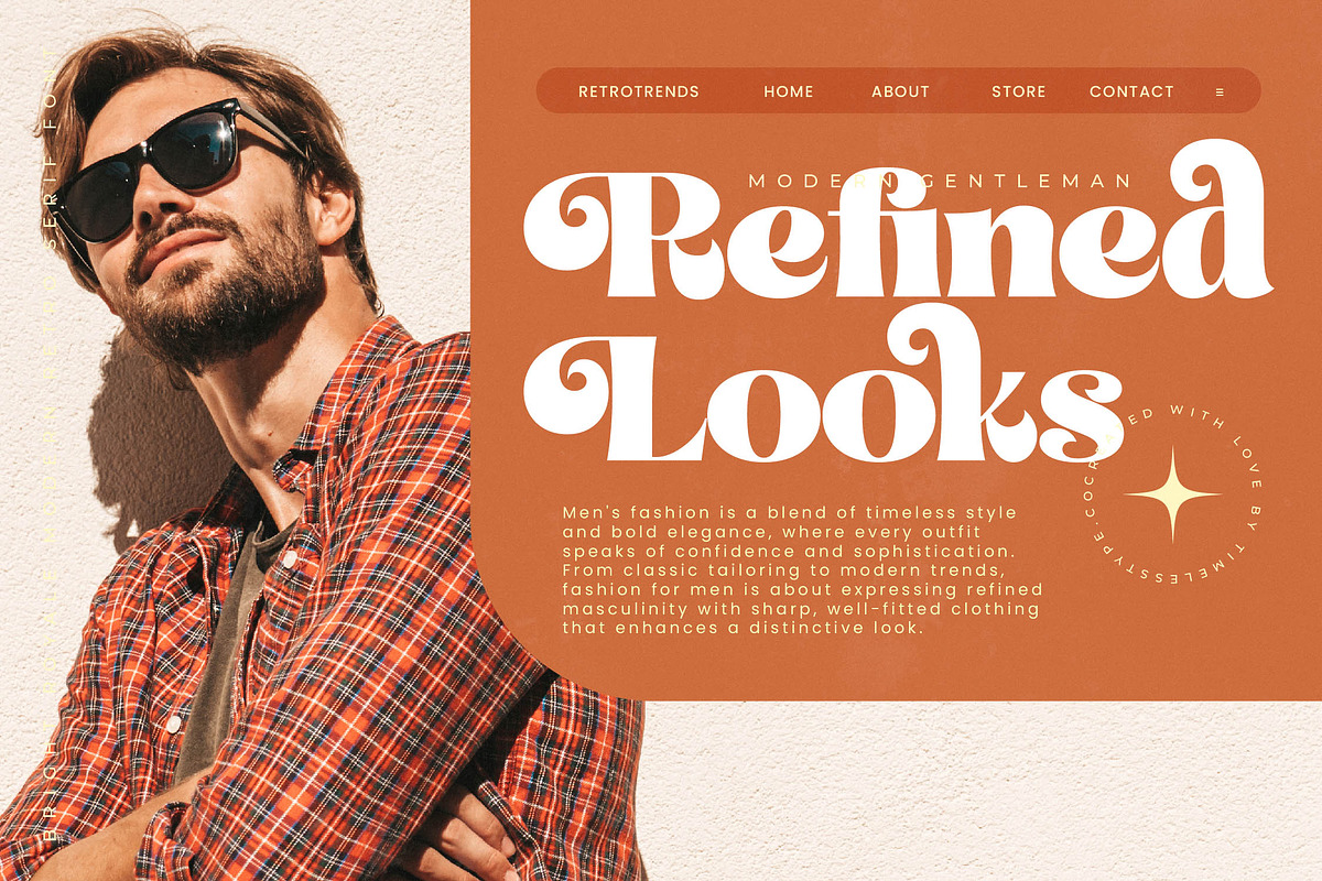 Bright Royale - Modern Retro Serif, a Serif Font by timelesstype.co (Photo 16 of 20)