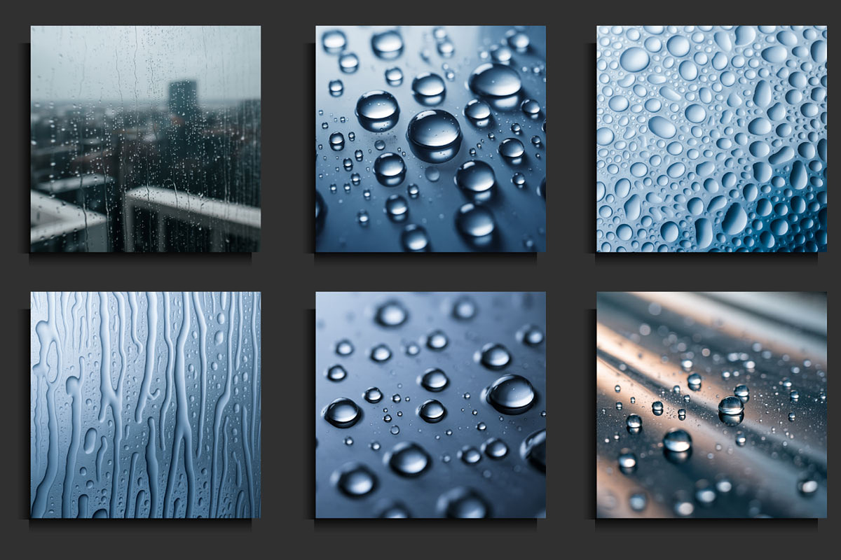 Shimmering Raindrops Background, a Background Graphic by protabsorkar11 (Photo 2 of 4)