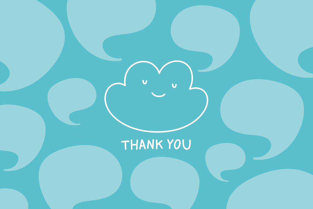 Vector Speech Bubbles Set, a Texture Illustration by FourLeafLover (Photo 10 of 10)