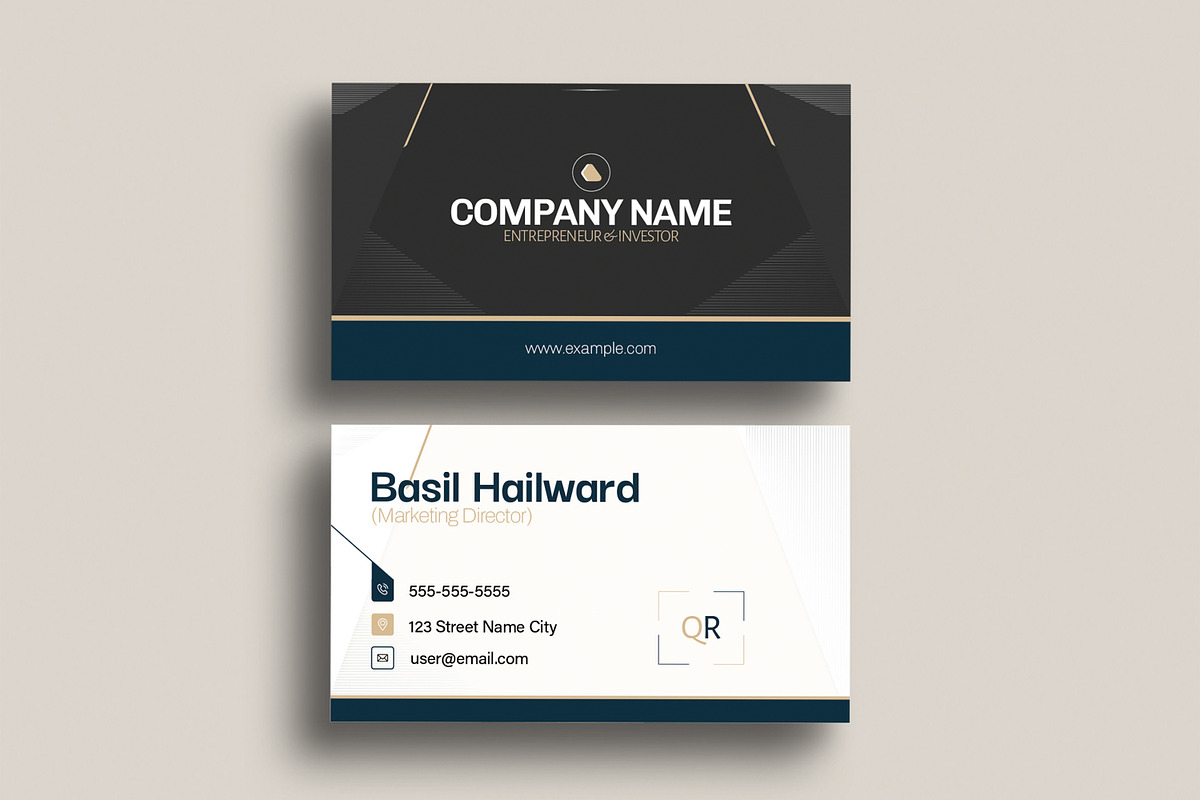 Business Card Template, a Print Template by MightyDesign (Photo 1 of 6)