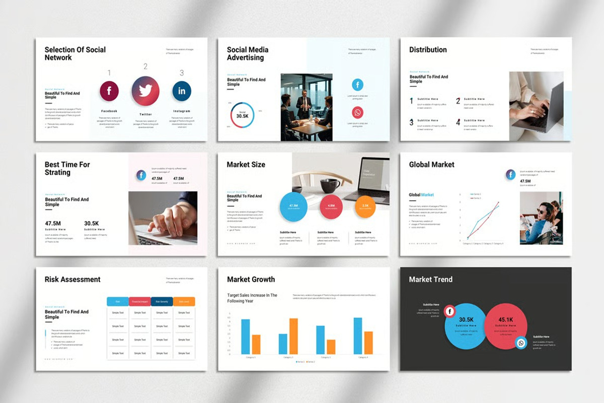 Social Media Marketing Strategy, a Presentation Template by Fit-tee (Photo 9 of 12)