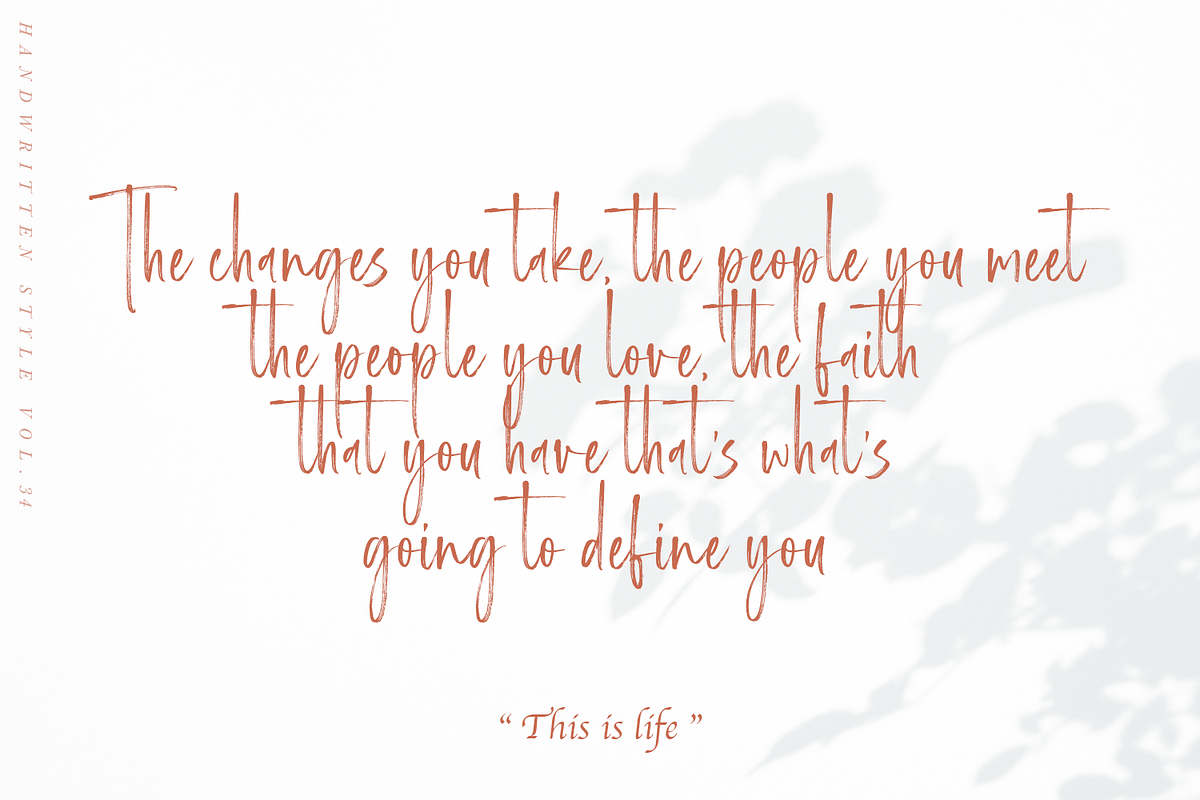 Ladysmith - Handwritten Font, a Script Font by Megi Satyo Widodo (Photo 6 of 20)