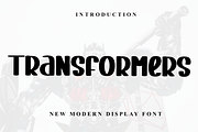 Transformers, a Script Font by FreshTypeINK (Thumbnail 1 of 8)