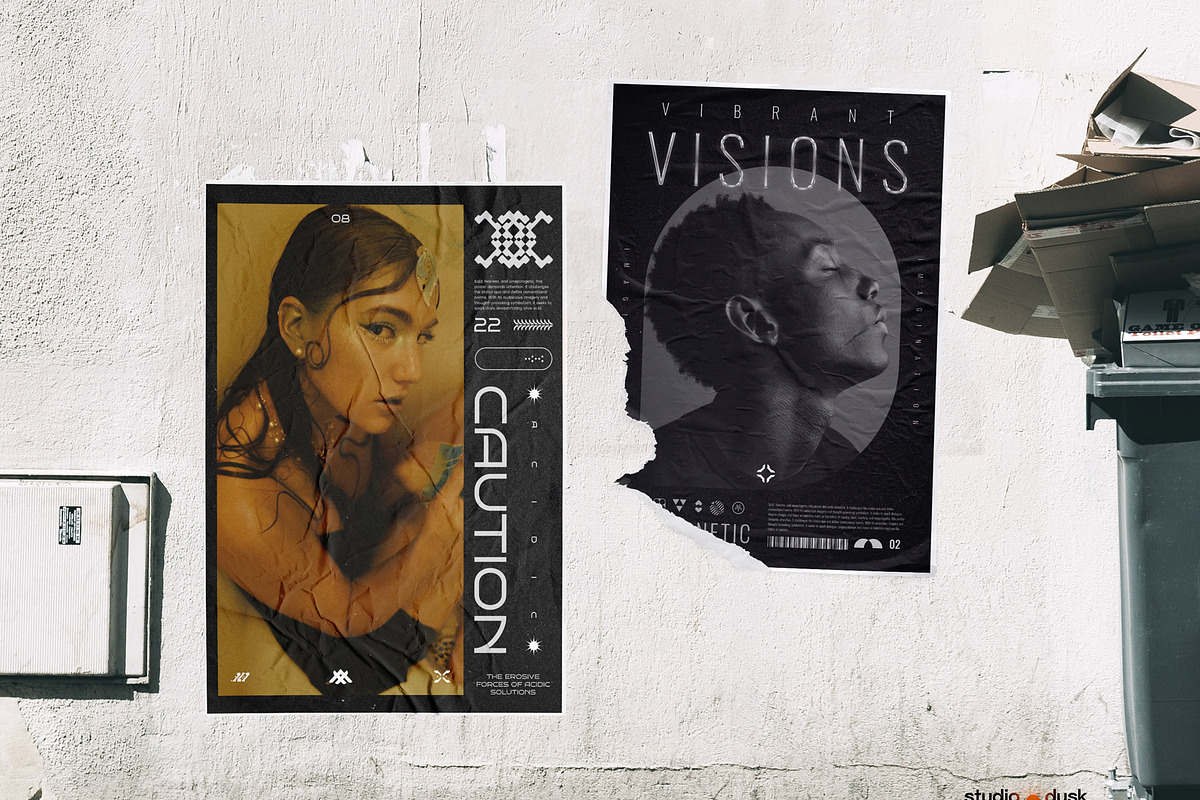 Cyber Posters, a Design Template by Studio Dusk (Photo 6 of 7)