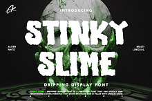Stinky Slime - Halloween Font