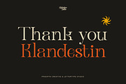 Klandestin Modern & Classical Serif, a Serif Font by Lettertype Studio (Thumbnail 20 of 20)